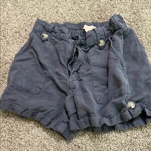 Blue Cargo Shorts Relaxed Fit